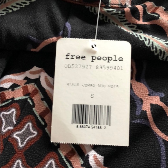 Free people mini long sleeve dress NEVER WORN - Picture 2 of 2